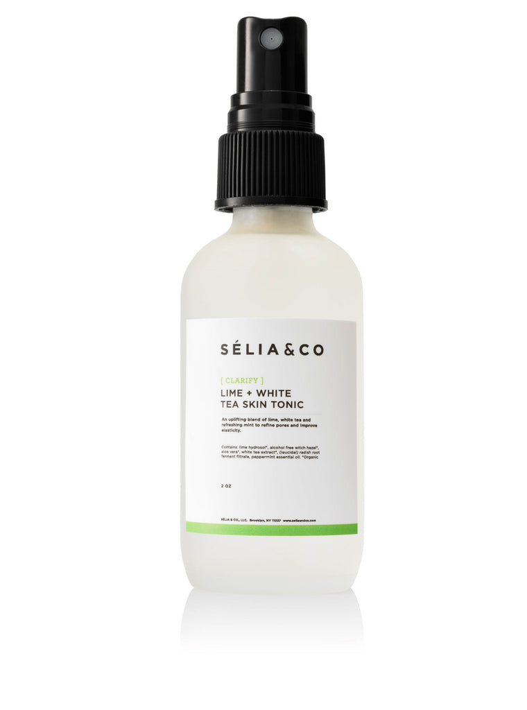[CLARIFY] LIME + WHITE TEA SKIN TONIC - SELIA & CO.