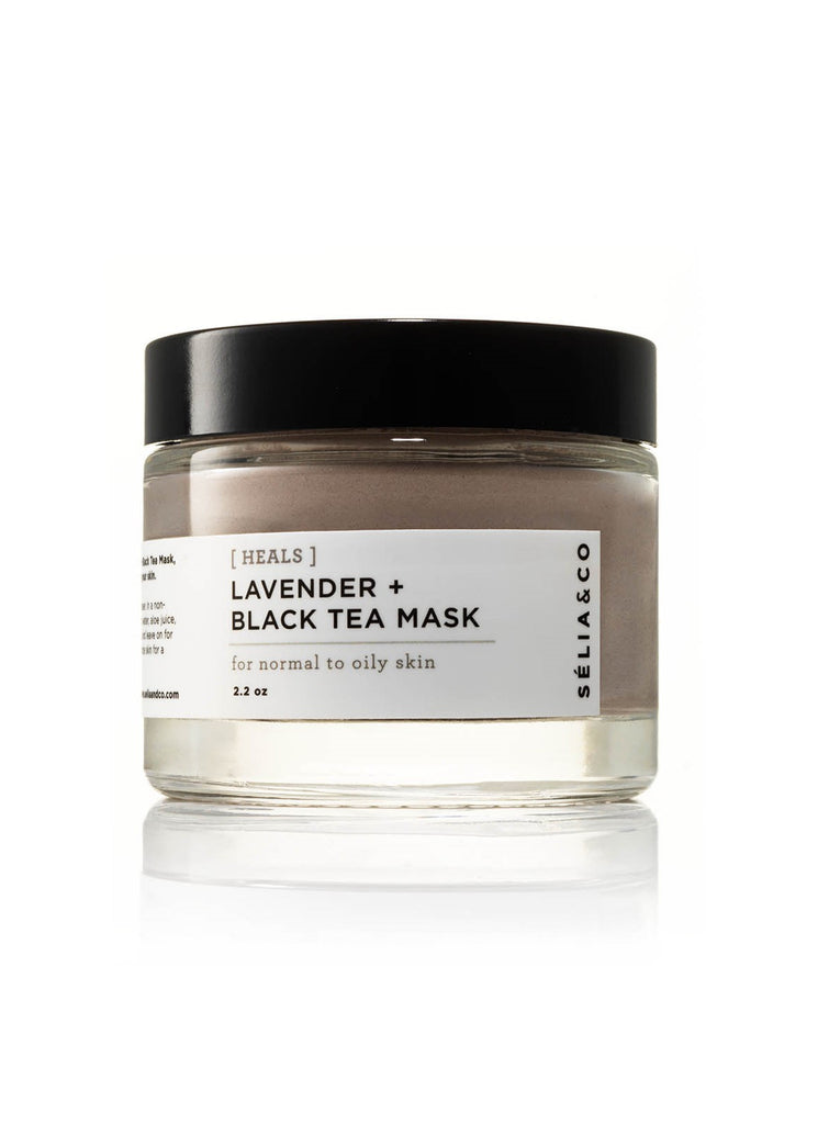 Healing tea mask with Lavender and Black Tea